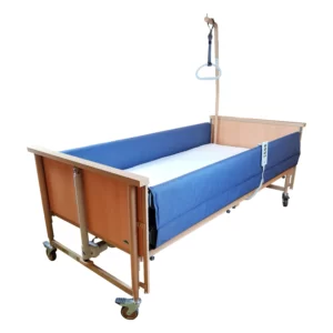 Ochraniacz na barierkę łóżka rehabilitacyjnego -odcienie niebieskiego
